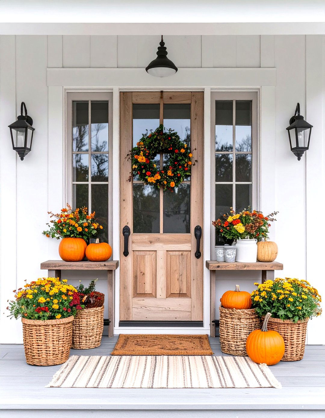 Modern Farmhouse Rustic Elegance - 24 entryway table decor ideas