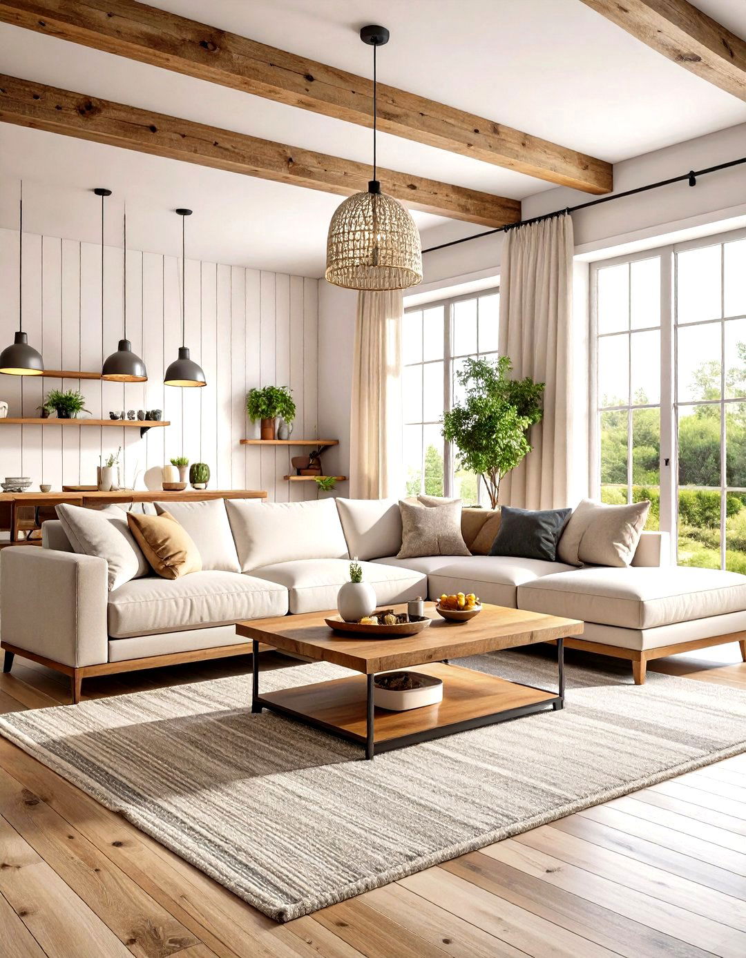 Modern Farmhouse Taupe Living Room - 24 Taupe Living Room Ideas