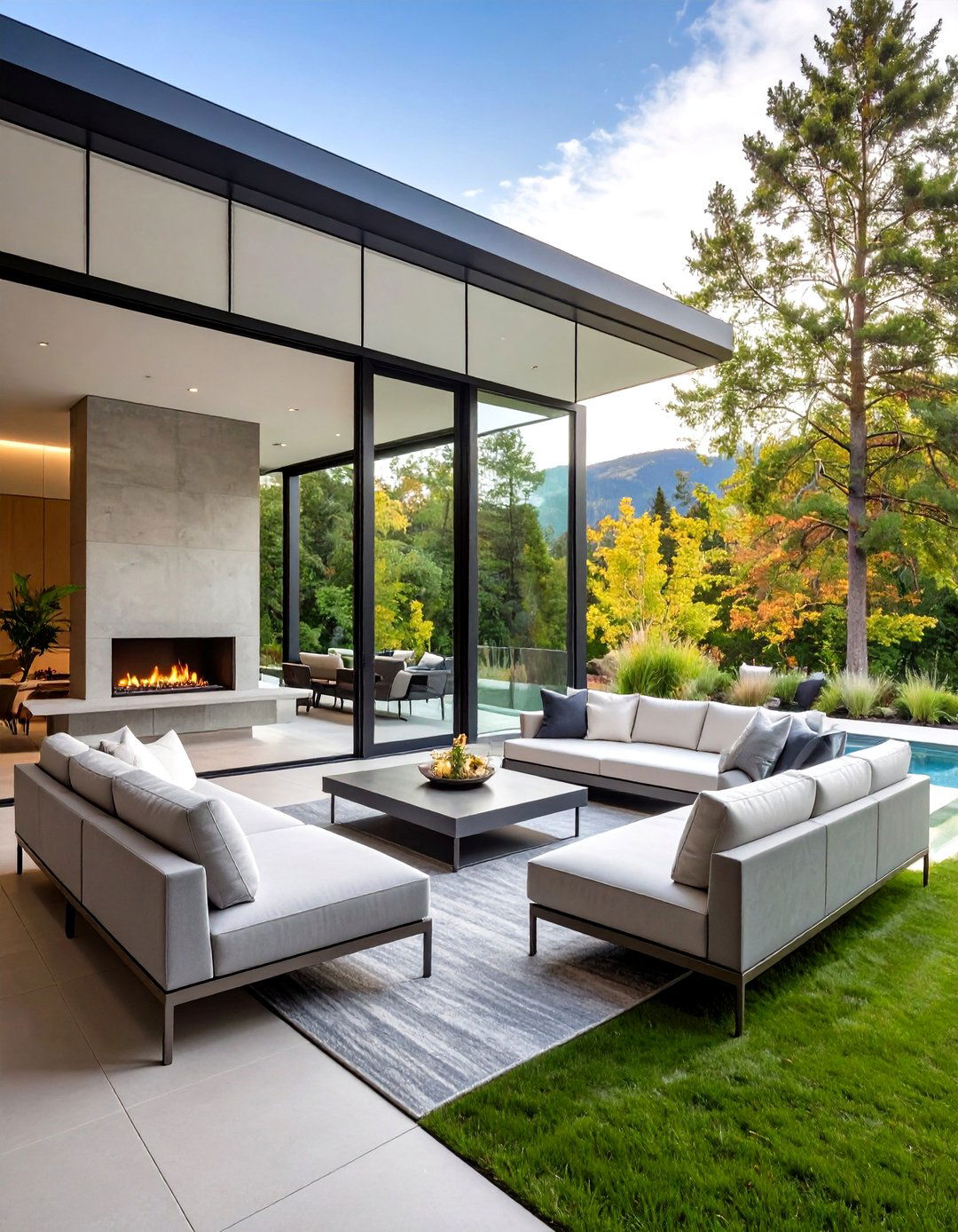 Modern Glass Enclosed Patio - 24 Lanai Porch & Patio Designs