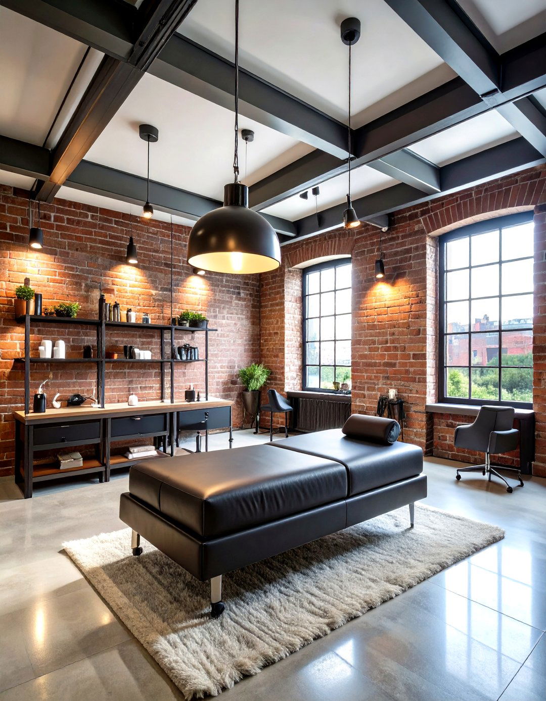 Modern Industrial Lash Room - 24 Lash Room Ideas