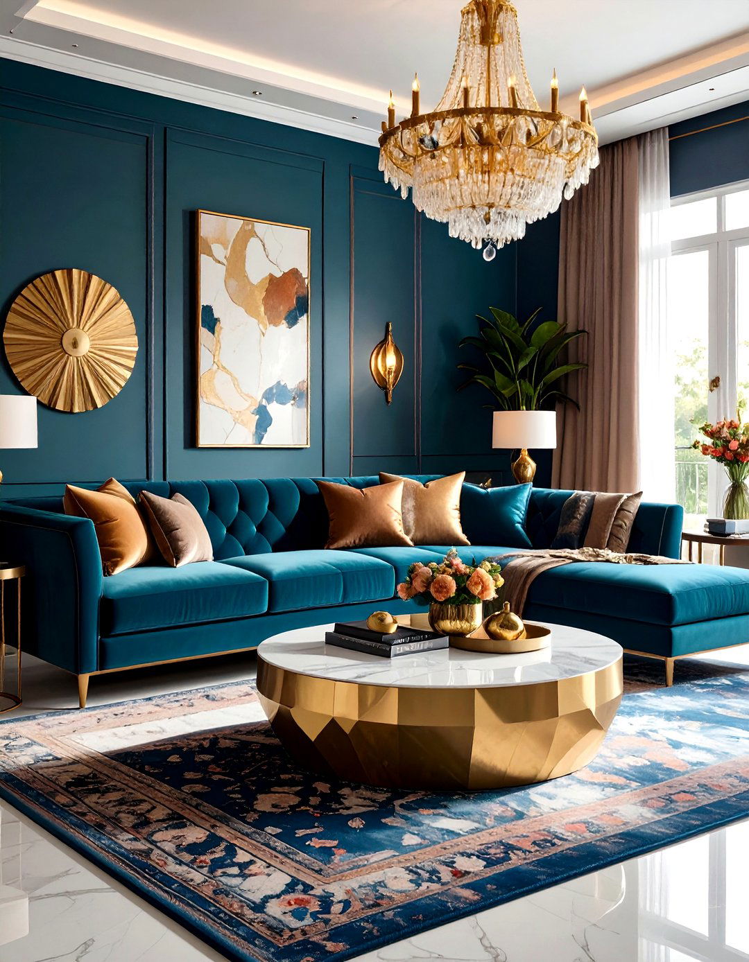 Modern Luxe Living Room - 24 Living Room Design Ideas
