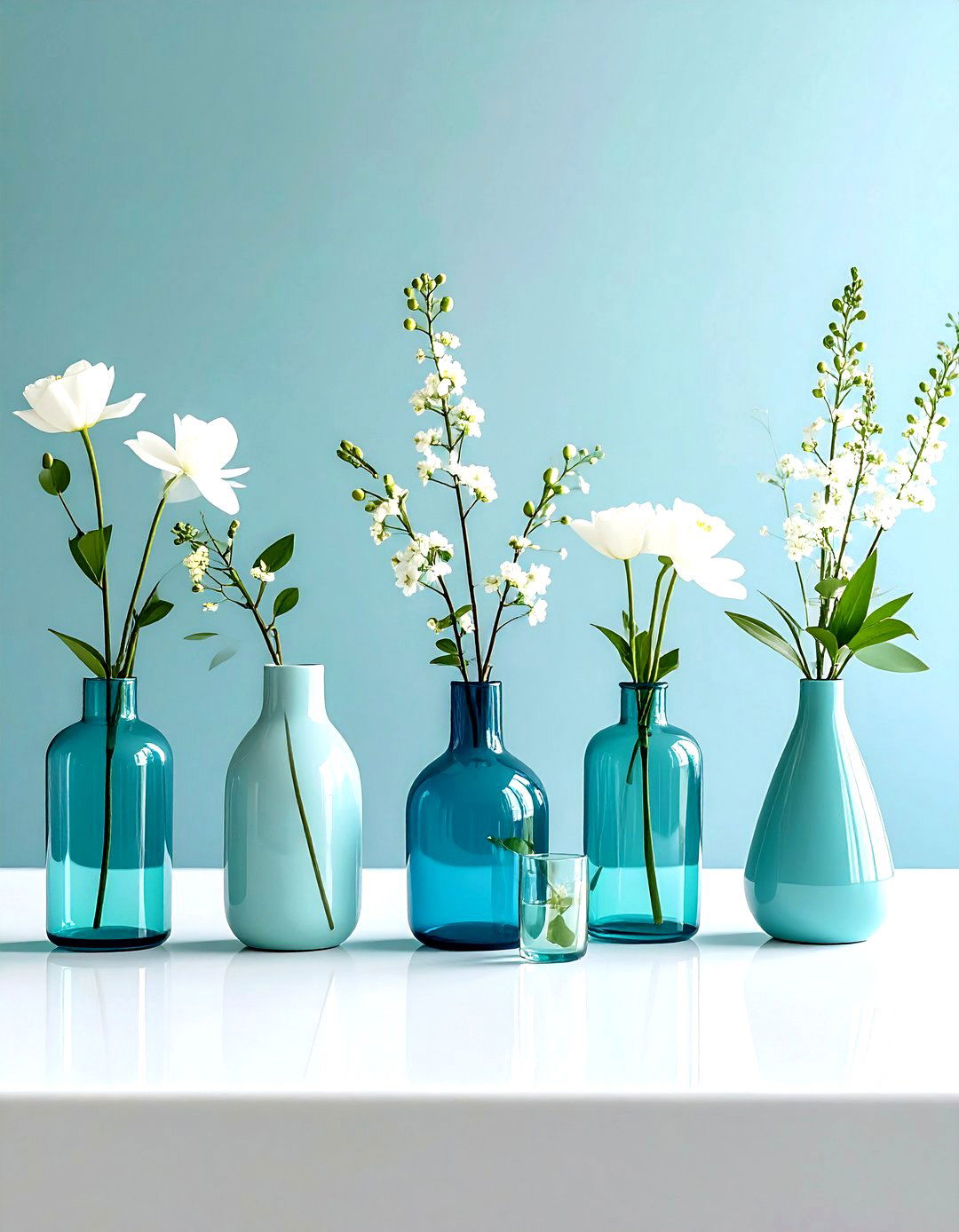 Modern Minimalist Arrangements - 24 Wedding Table Decoration Ideas
