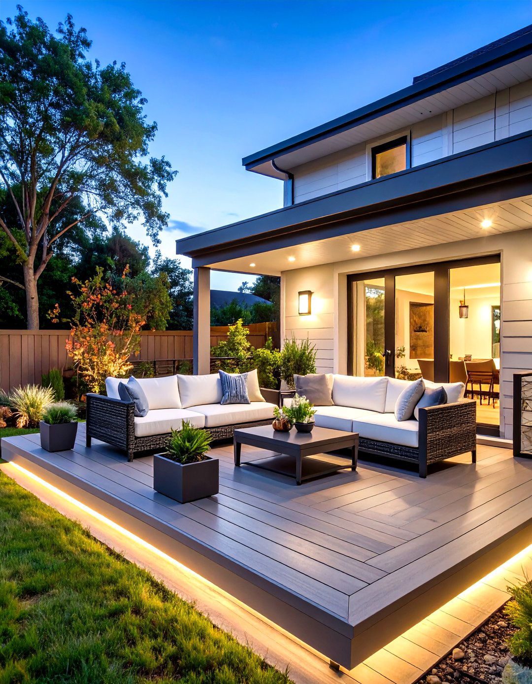 Modern Minimalist Back Porch Design - 24 Back Porch Ideas
