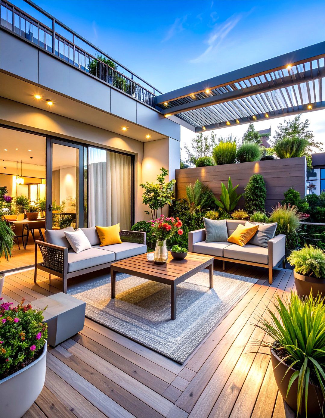 Modern Minimalist Balcony with Clean Lines - 24 Small Balcony Ideas