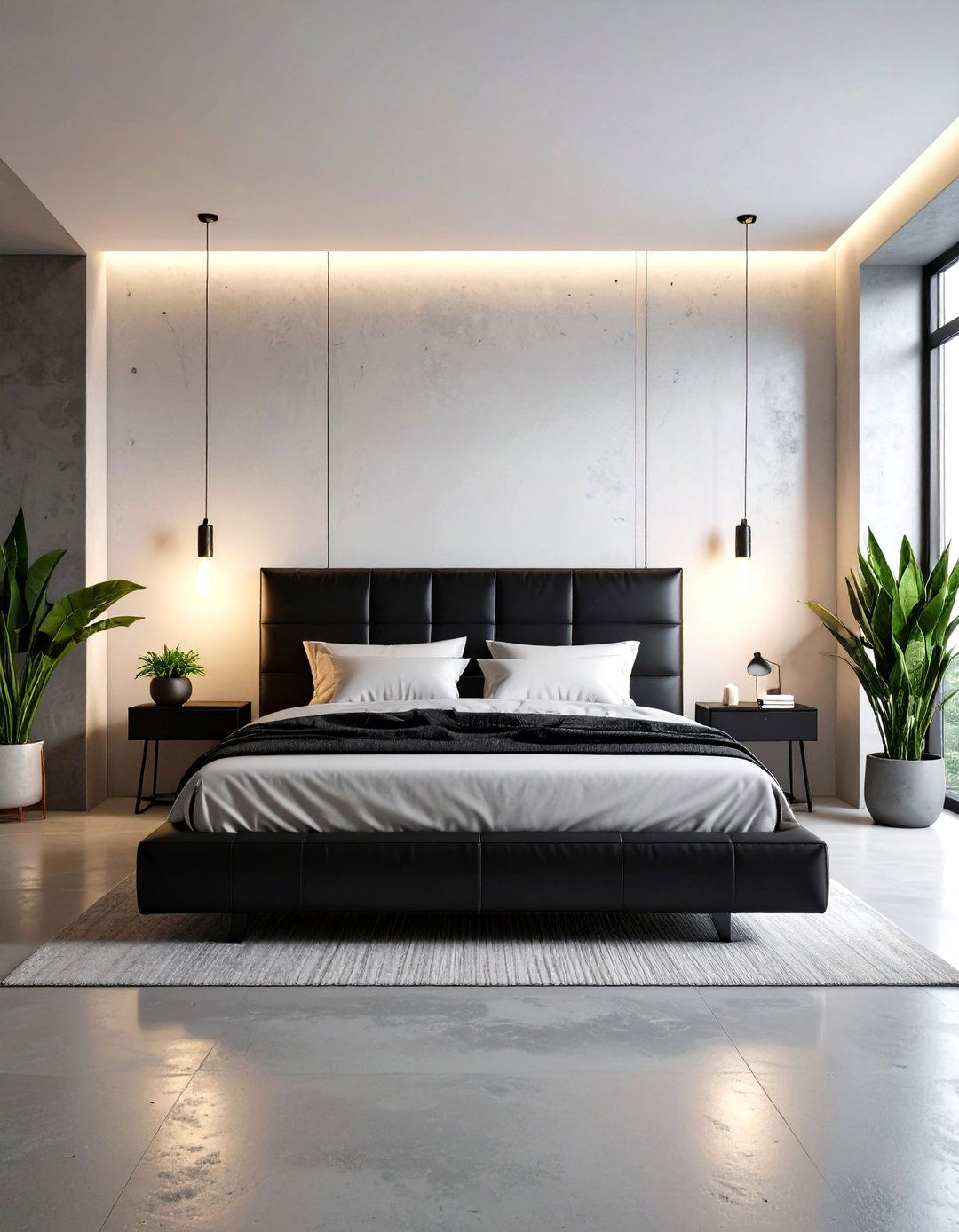 Modern Minimalist Black Futon Bedroom - 24 Futon Bedroom Ideas