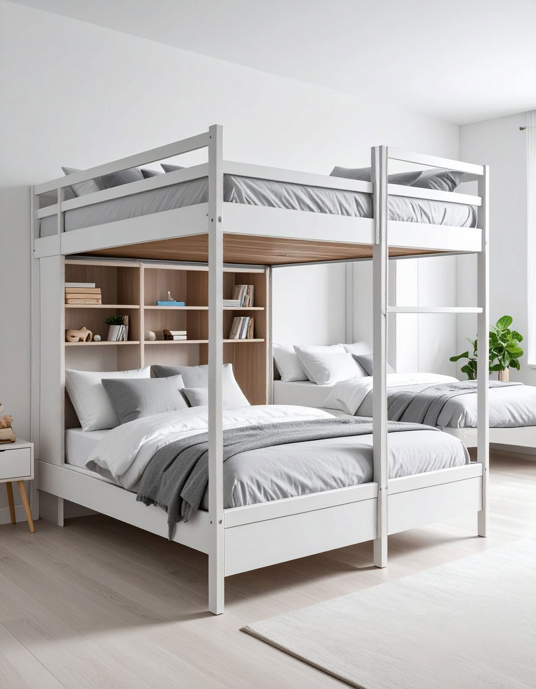 Modern Minimalist Bunk Systems - 24 bunk room ideas