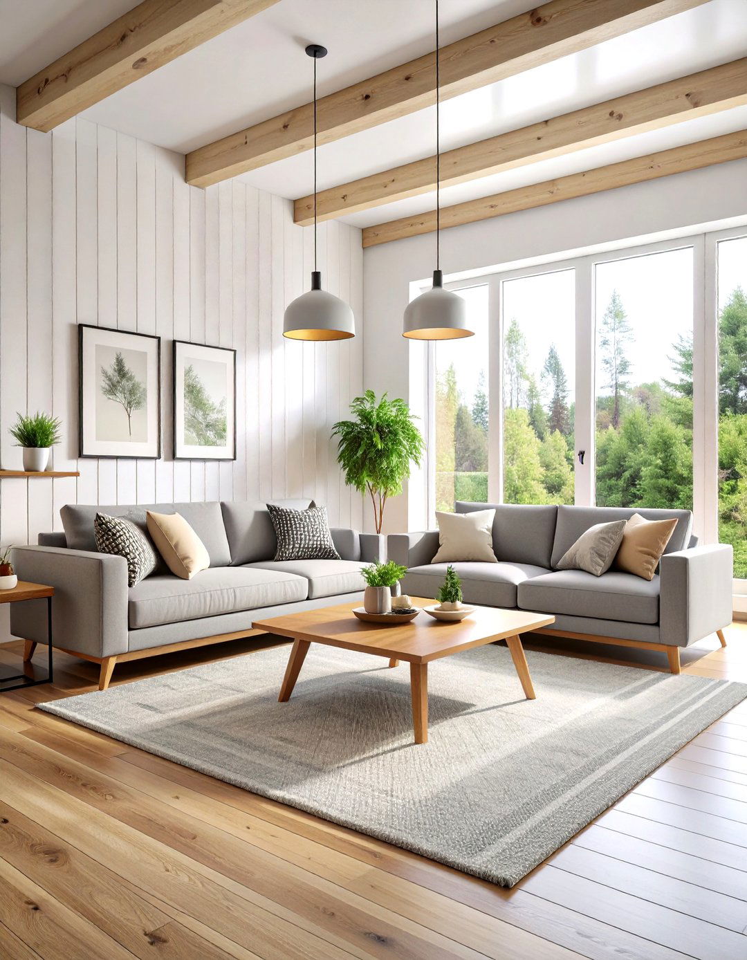 Modern Minimalist Cabin Living Space - 24 Cabin Living Room Ideas