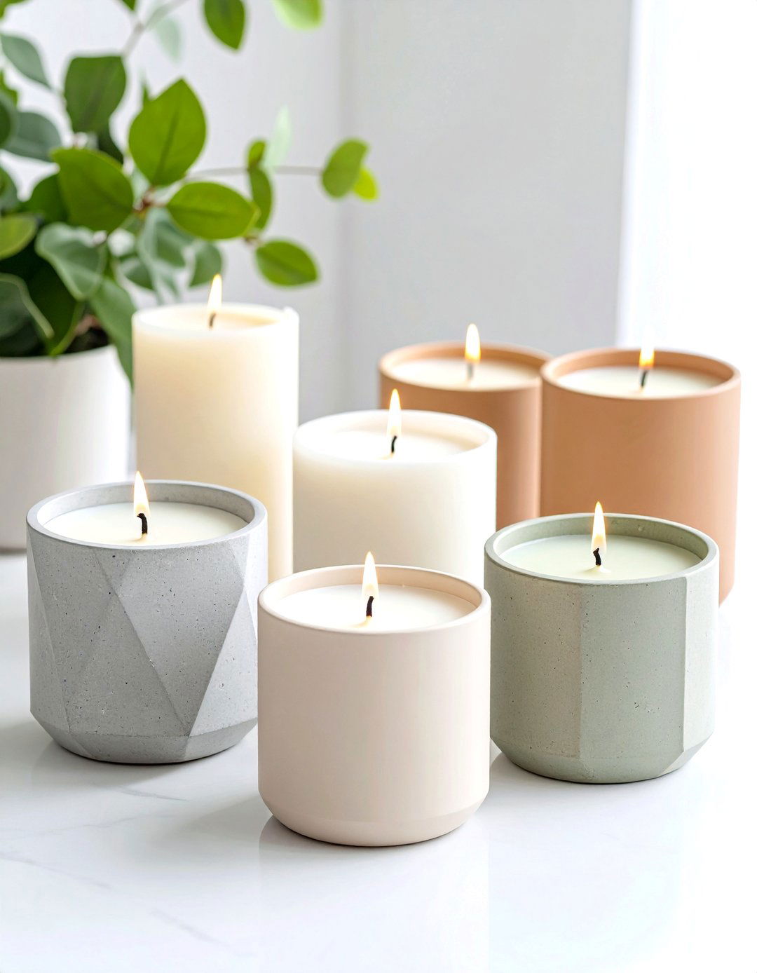 Modern Minimalist Candle Design - 24 Decorating With Candles