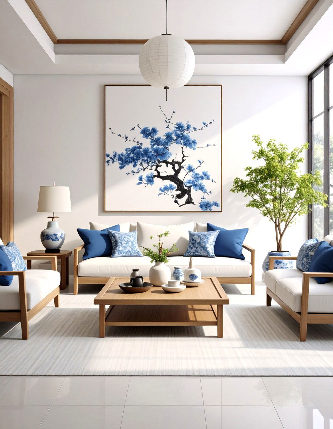 Modern Minimalist Chinoiserie Living Room - 24 Chinoiserie Living Room Ideas