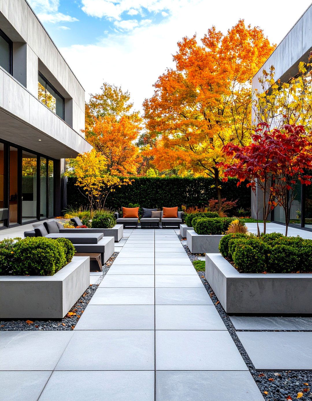 Modern Minimalist Courtyard Design - 24 Courtyard Ideas