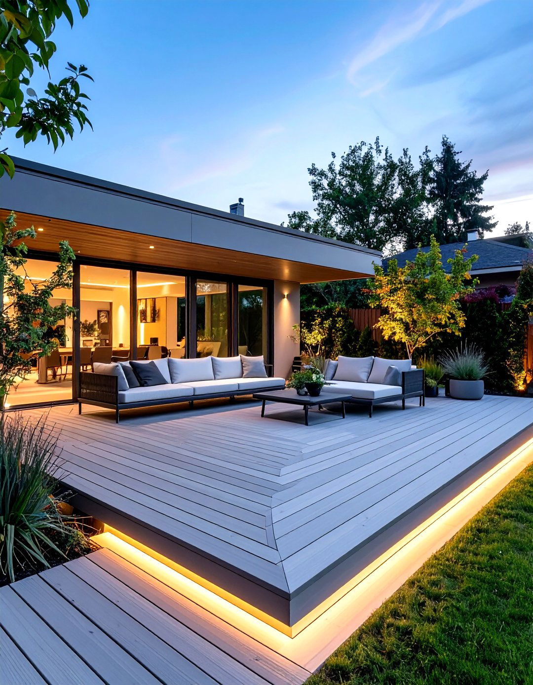 Modern Minimalist Deck Architecture - 24 Floating Deck Ideas