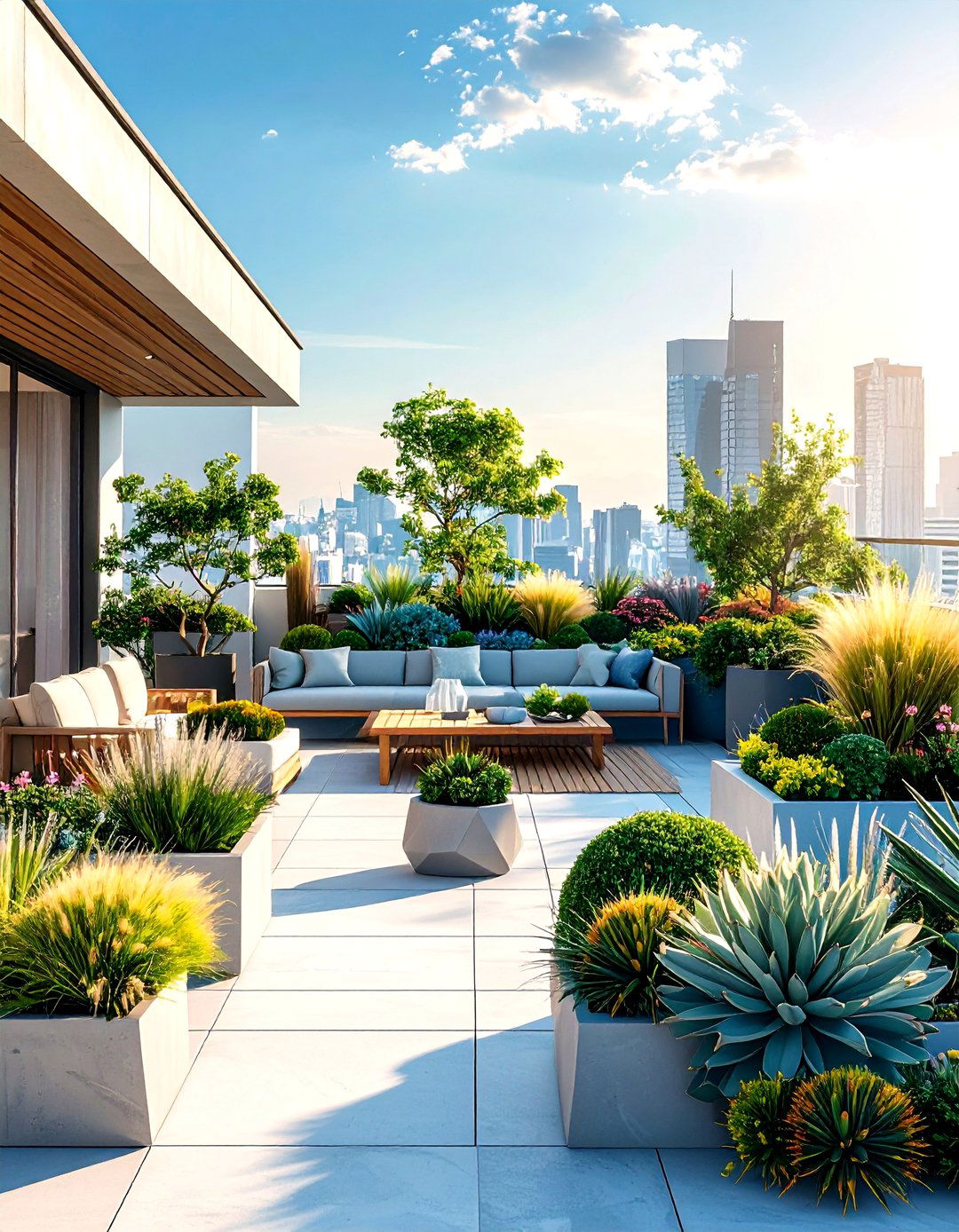 Modern Minimalist Designs - 24 Rooftop Garden Ideas