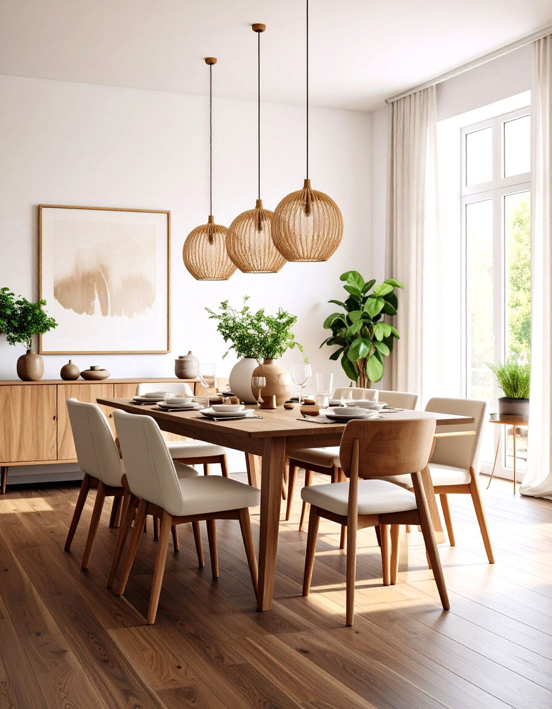 Modern Minimalist Dining Room Walnut - 24 Dark Walnut Floors for Rooms