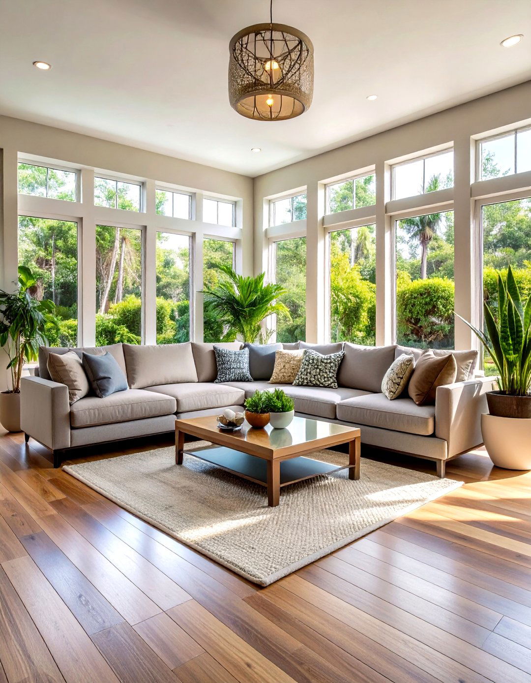 Modern Minimalist Florida Room