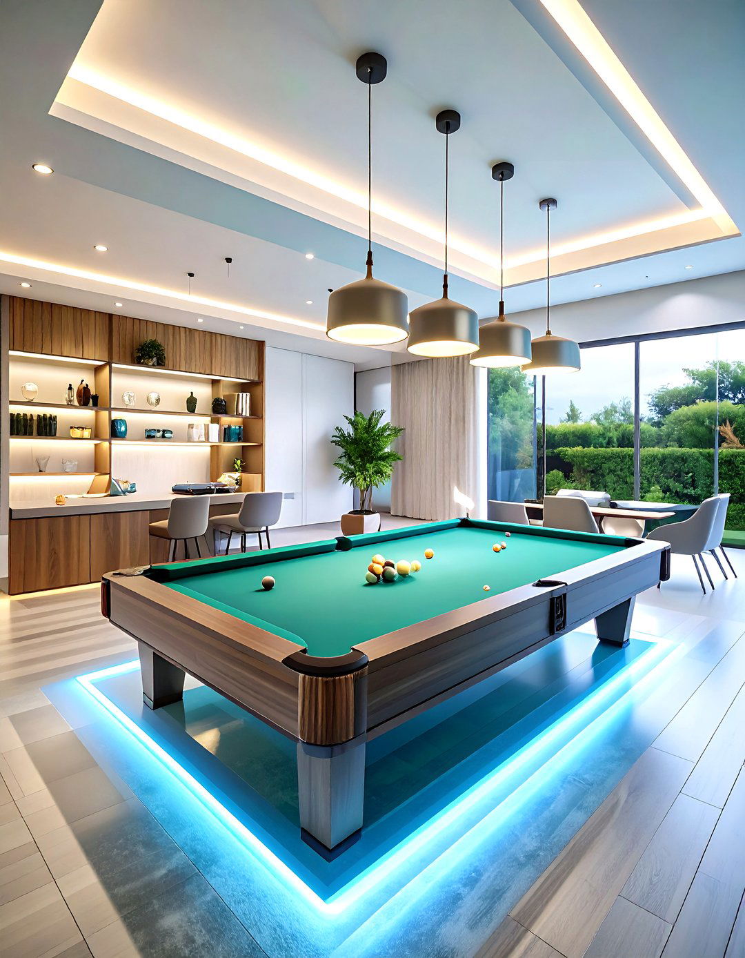 Modern Minimalist Gaming Lounge - 24 Luxury Game Room Ideas