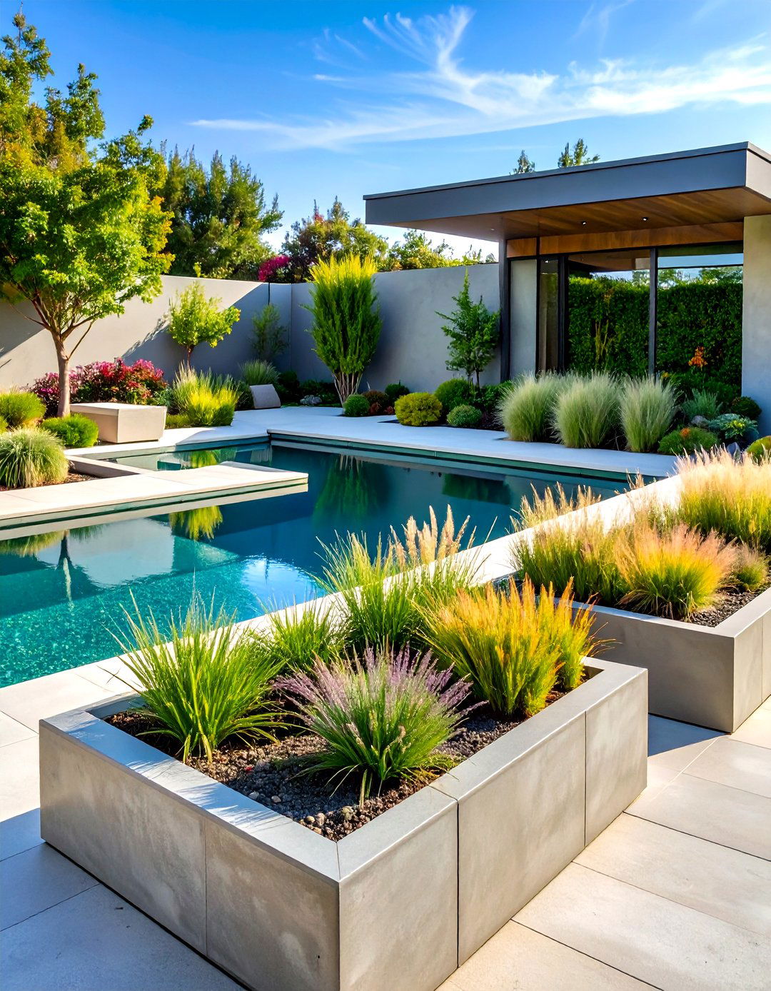 Modern Minimalist Garden with Clean Lines - 24 Beautiful Gardens