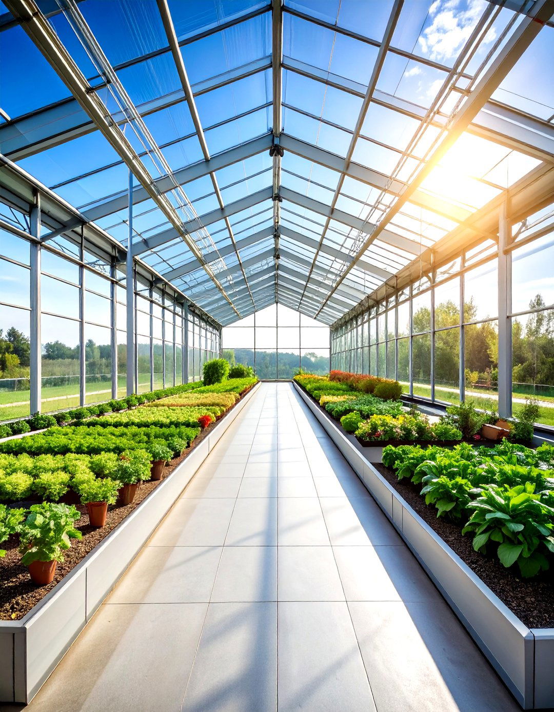 Modern Minimalist Greenhouse - 24 Fantasy Greenhouse Ideas