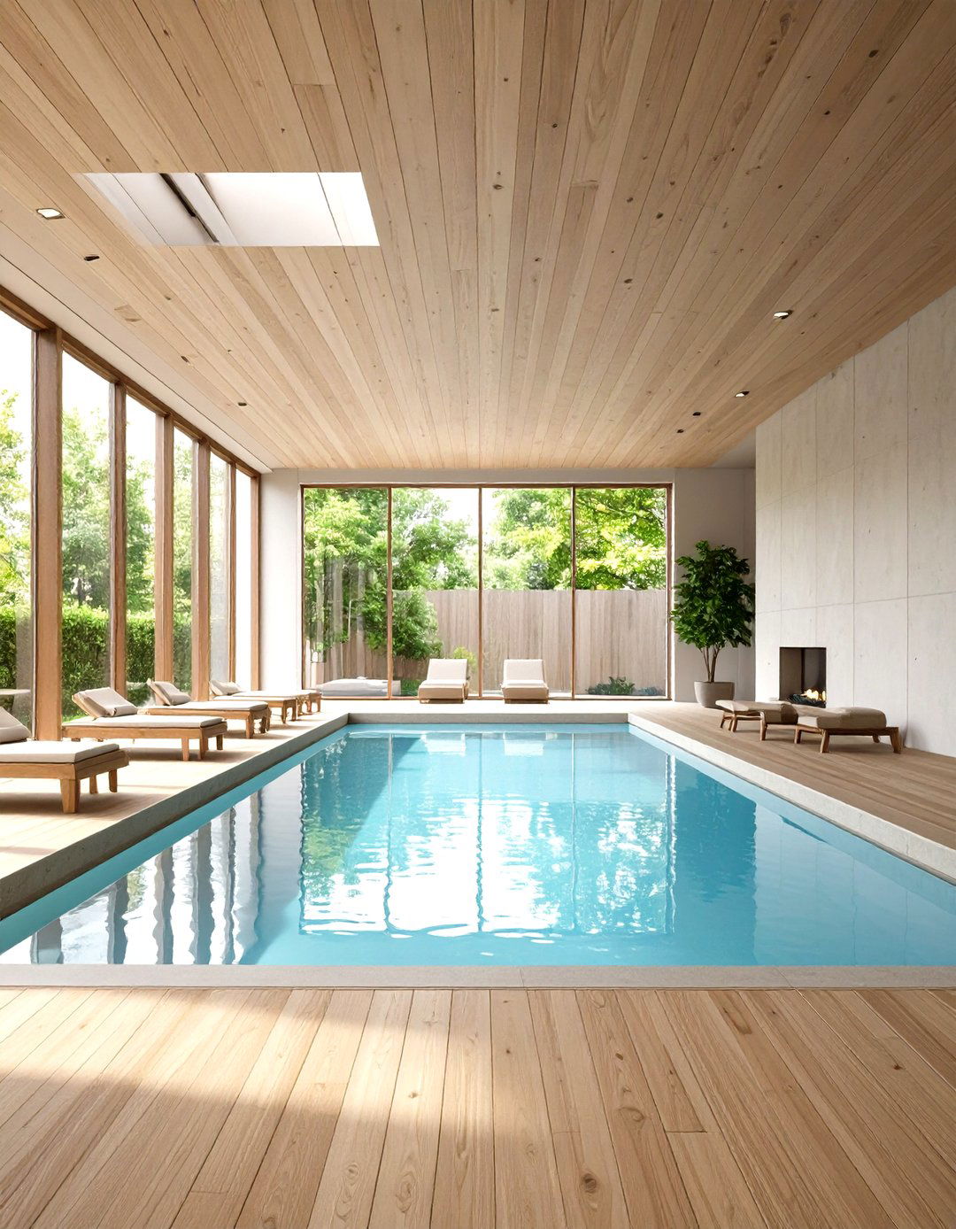 Modern Minimalist Haven - 24 Indoor Pool Ideas
