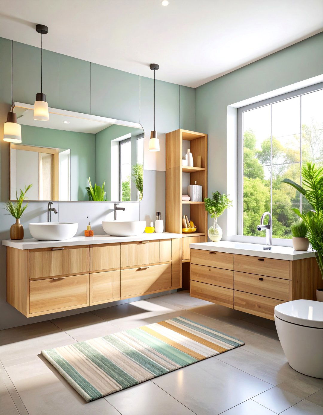 Modern Minimalist Kids Bathroom - 24 Kids Bathroom Ideas