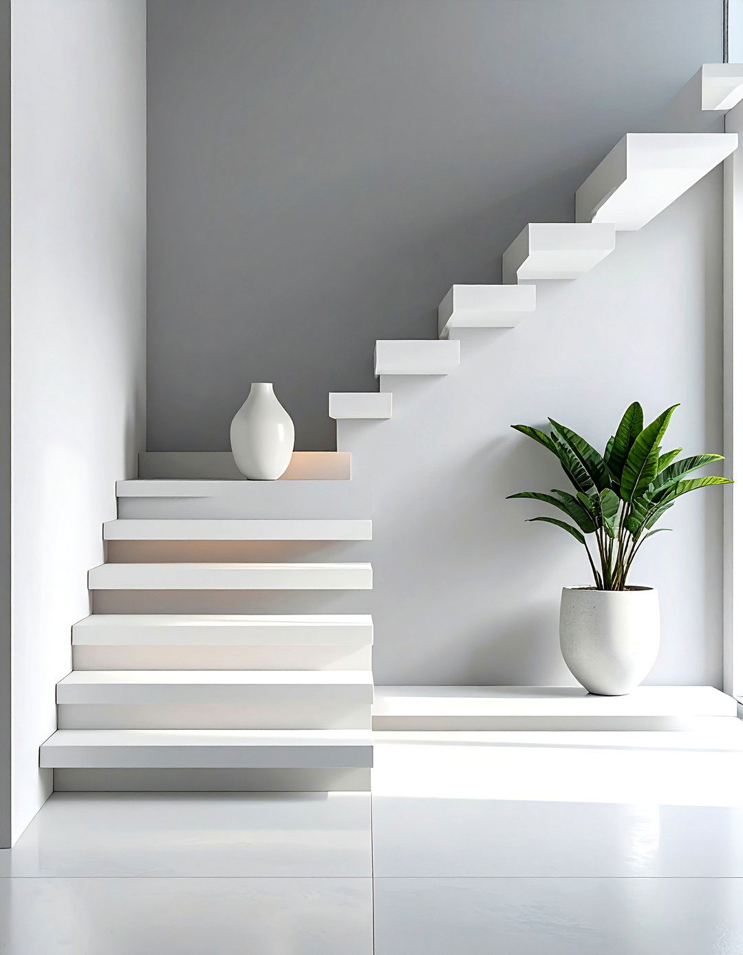 Modern Minimalist Landing Design - 24 Stair Landing Ideas