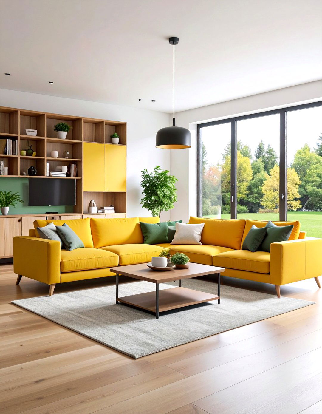 Modern Minimalist Living Room with Hidden Storage - 24 Small Living Room Ideas