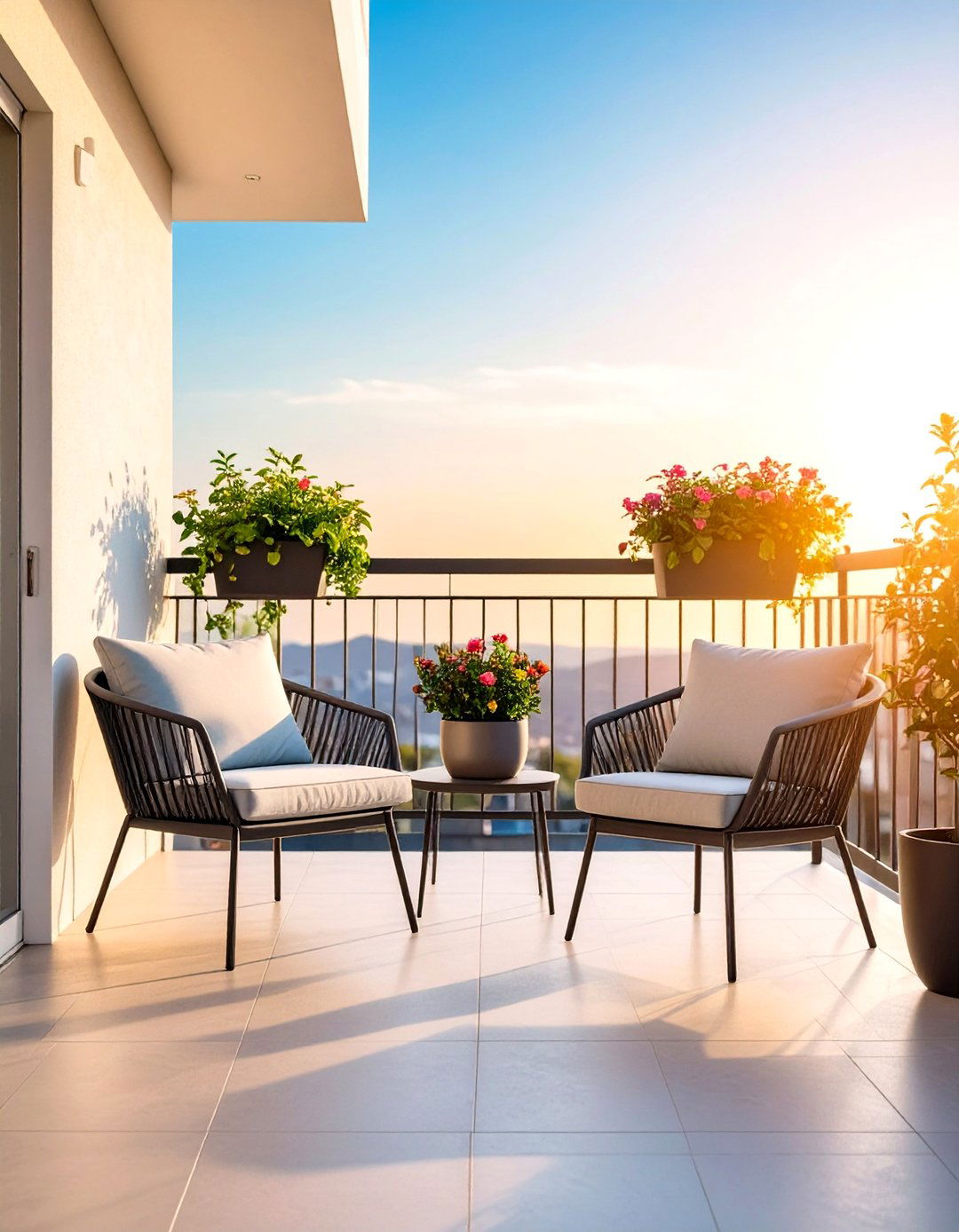 Modern Minimalist Loft Balcony Space - 24 Loft Balcony Ideas