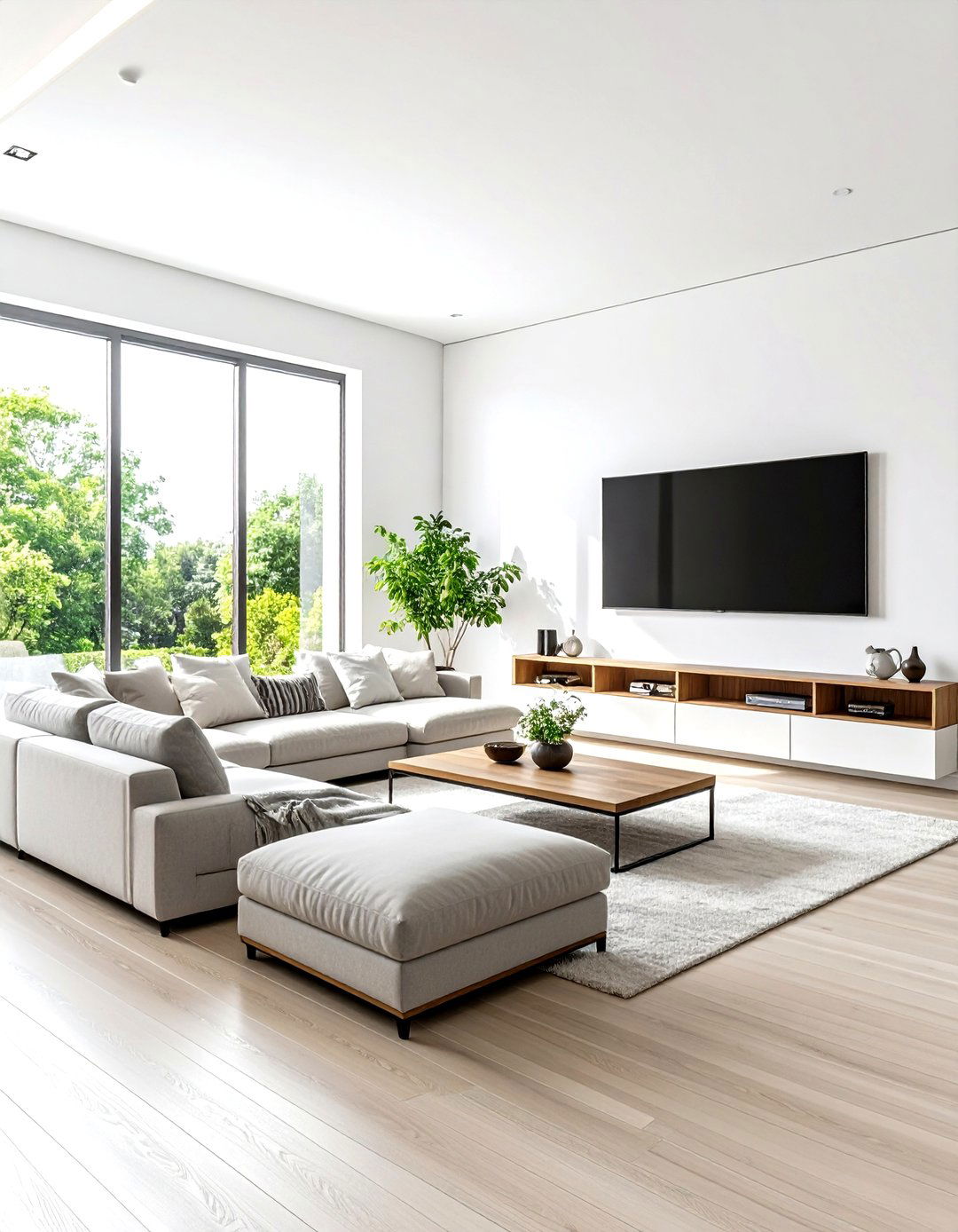 Modern Minimalist Media Room - 24 Media Room Ideas