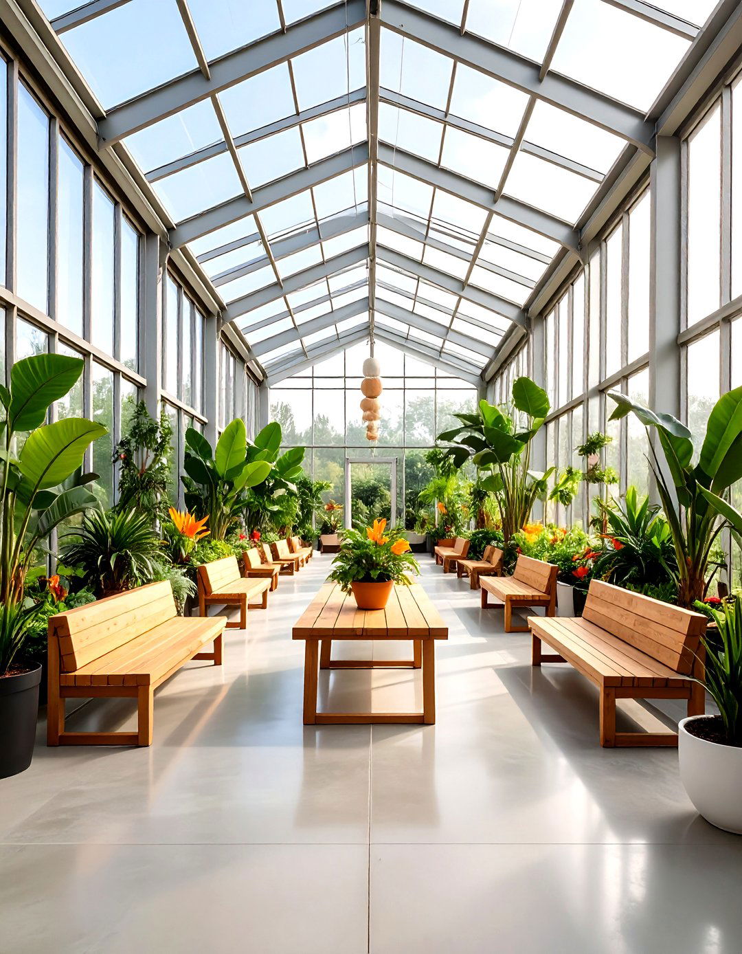 Modern Minimalist Plant Paradise - 24 Greenhouse Room Ideas