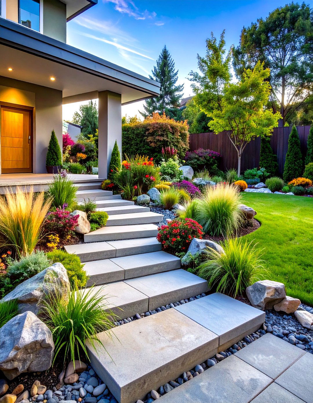 Modern Minimalist Rock Designs - 24 Rock Landscaping Ideas
