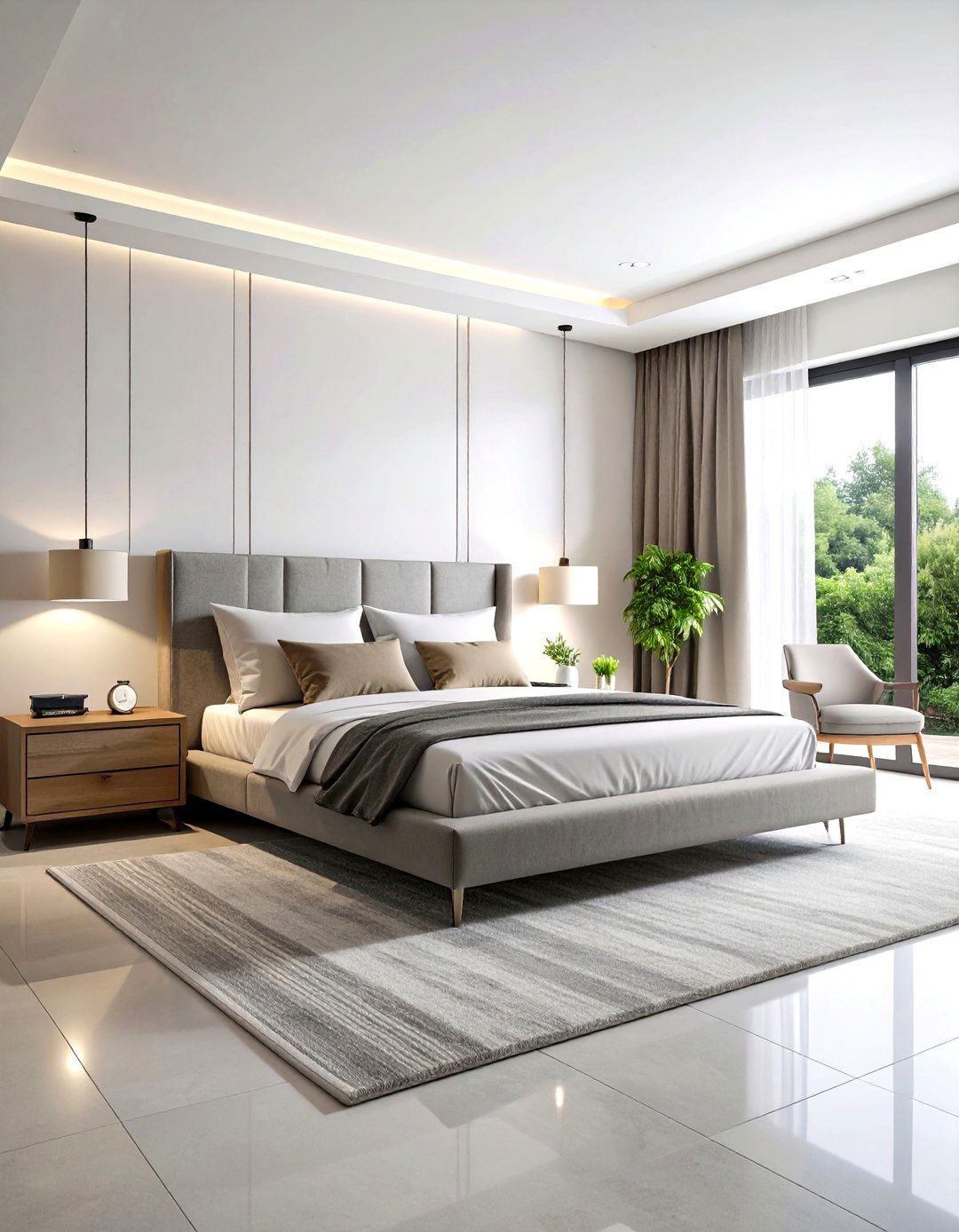 Modern Minimalist Sanctuary - 24 Bedroom Ideas For Couples