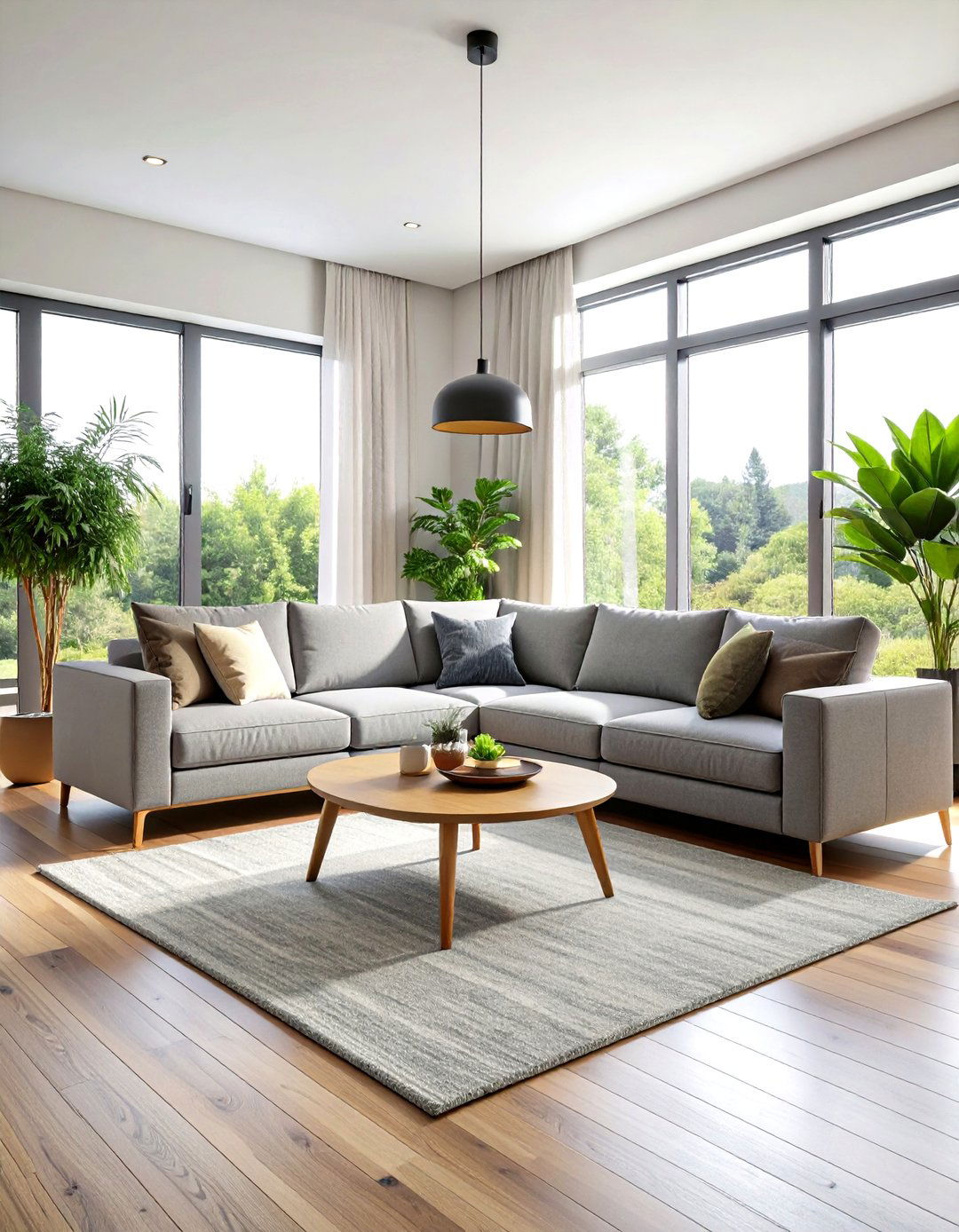 Modern Minimalist Sectional Design - 24 Sectional Living Room Ideas