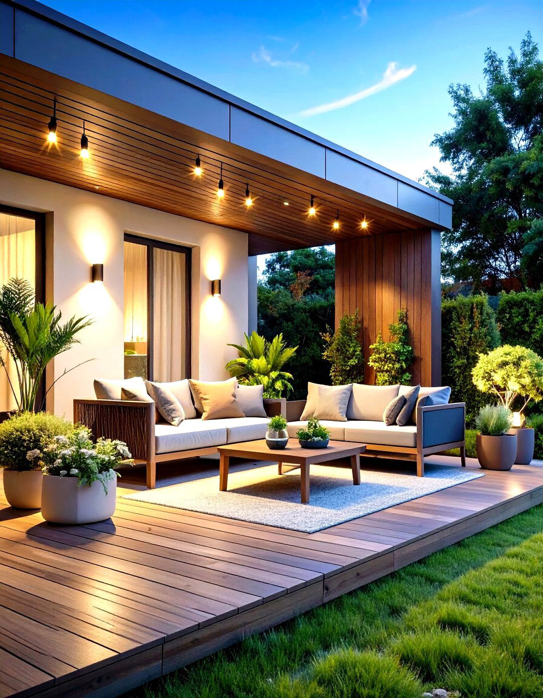 Modern Minimalist Side Porch - 24 Side Porch Ideas