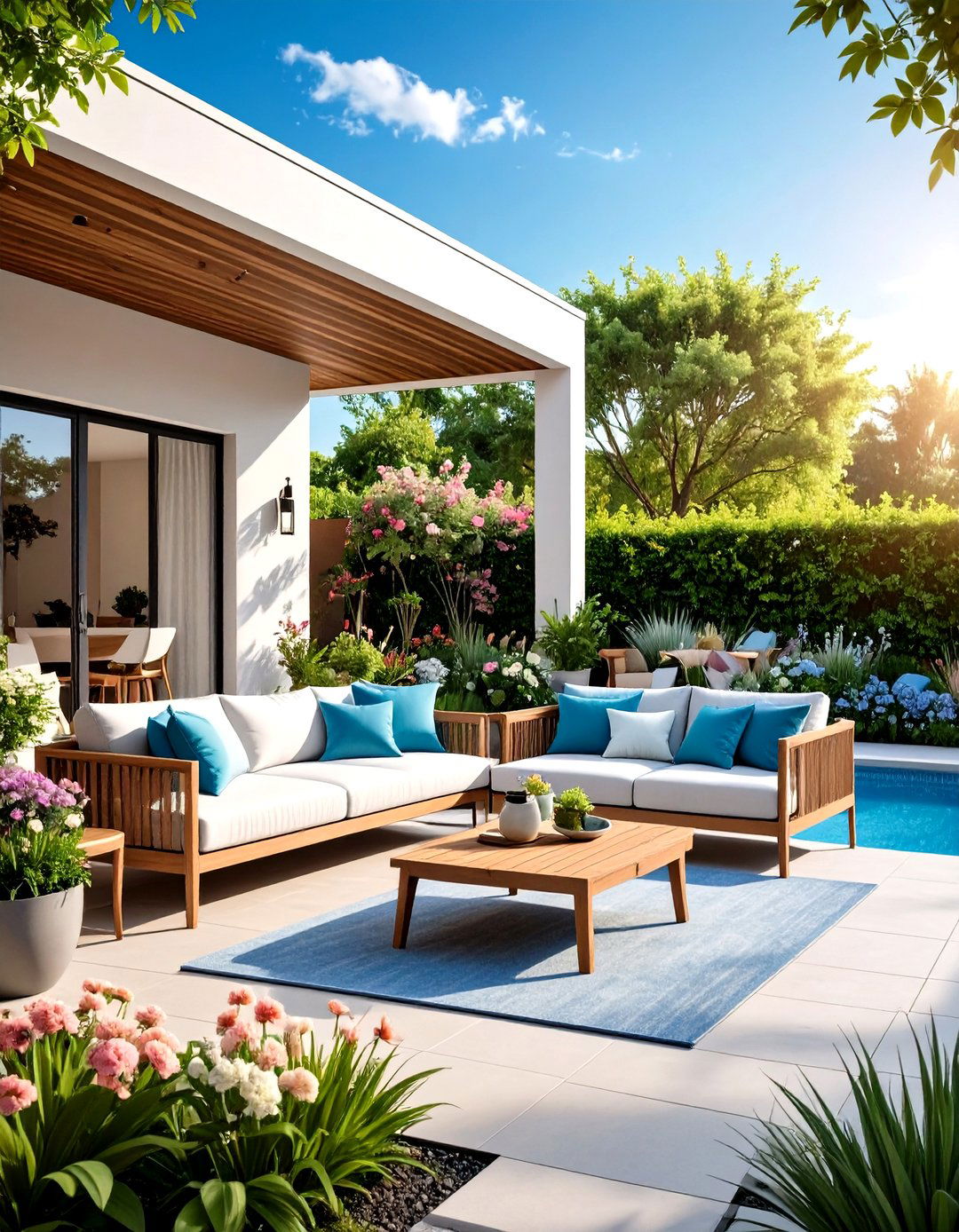 Modern Minimalist Sleek Catio - 24 Outdoor Catio Ideas