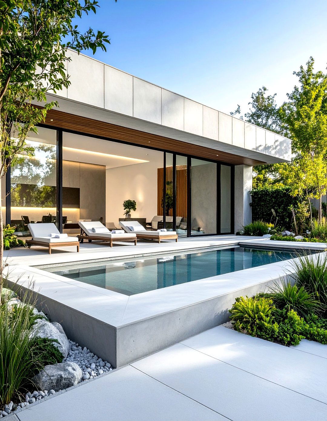 Modern Minimalist Spa Design - 24 Hot Tub Decor Ideas