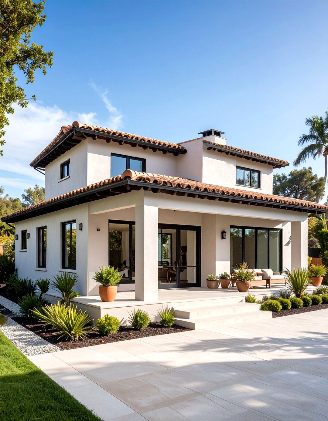 Modern Minimalist Spanish Revival Design - 24 spanish bungalow exterior ideas
