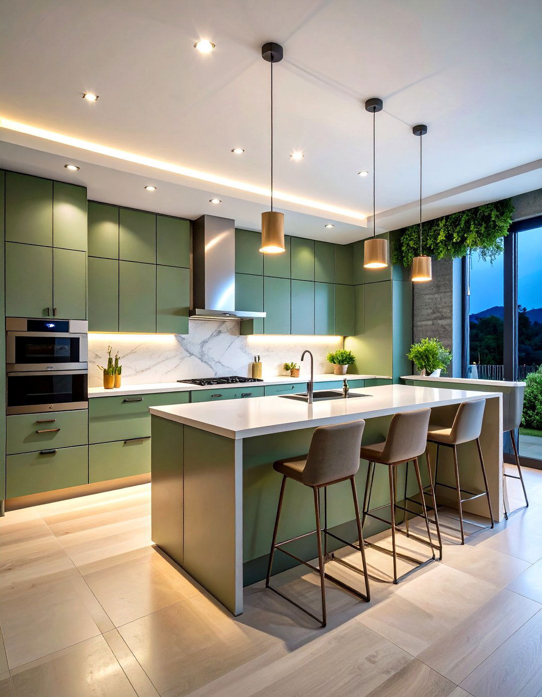 Modern Minimalist Taupe Kitchen Design - 24 Taupe Kitchen Cabinet Ideas