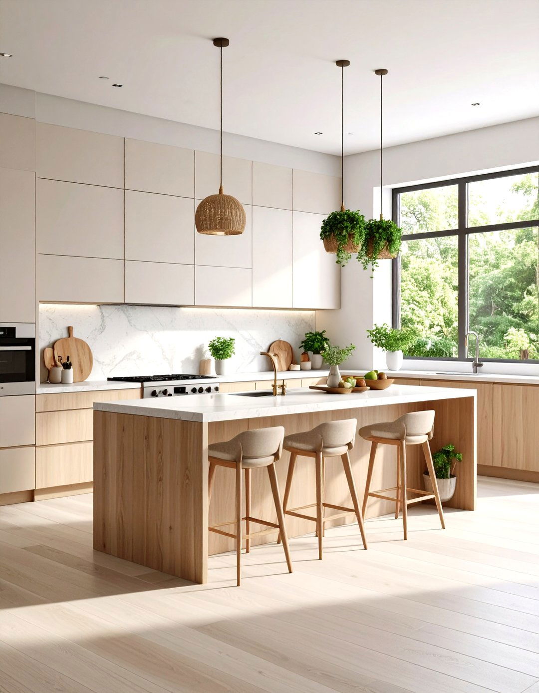 Modern Minimalist Texture Kitchen Wallpaper - 24 Kitchen Wallpaper Ideas