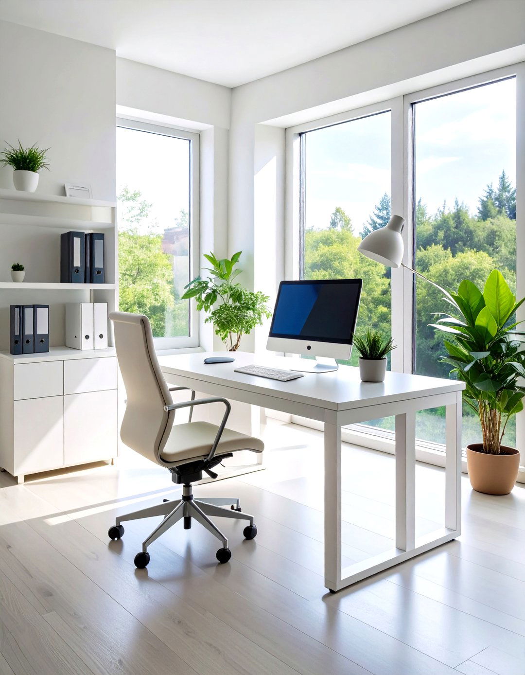 Modern Minimalist Window Workspace - 24 Desk in Front of Window Ideas