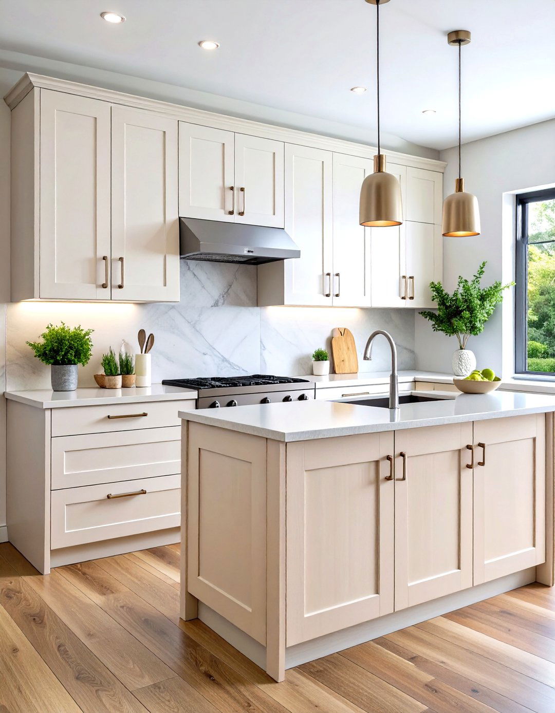 Modern Off White Flat Panel Cabinets - 24 Off-white Kitchen Cabinets