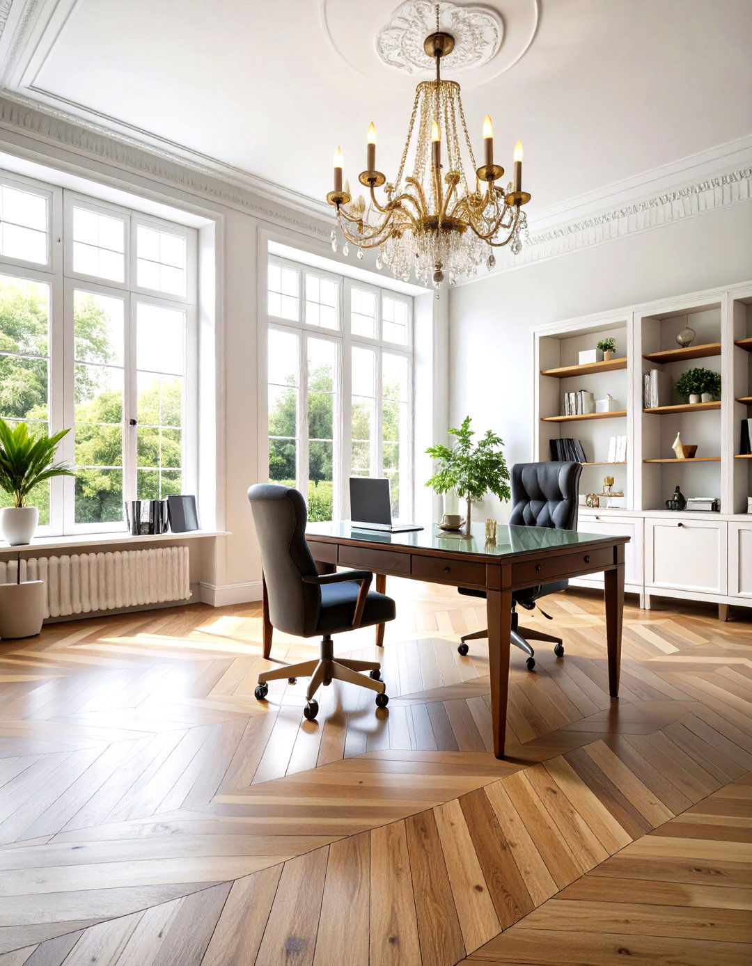 Modern Parisian Home Office - 24 French Interior Design Ideas