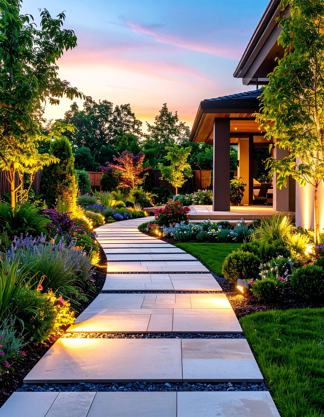 Modern Pathway and Hardscape Design - 24 Modern Backyard Ideas