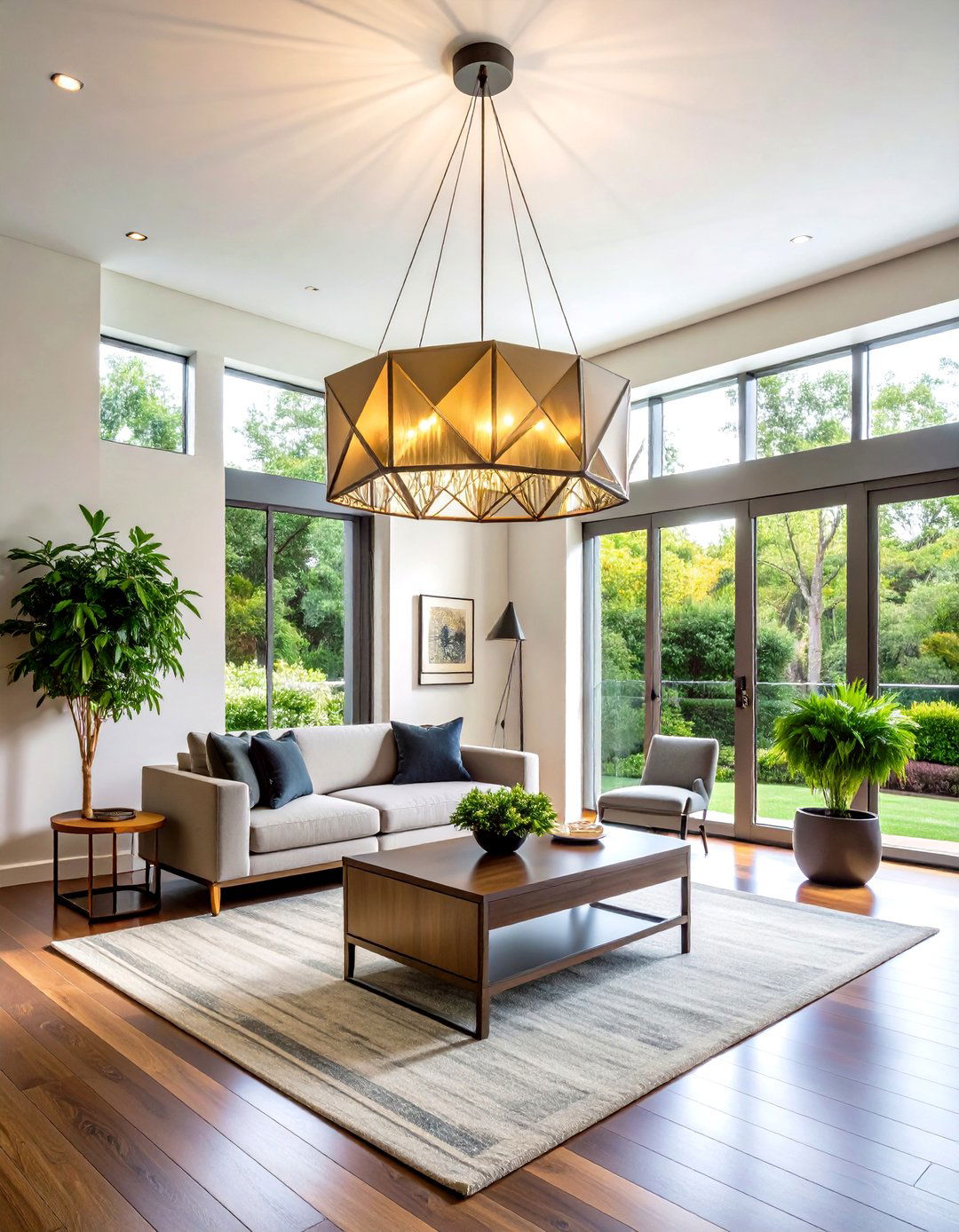 Modern Pendant Statement - 24 Entryway Lighting Ideas