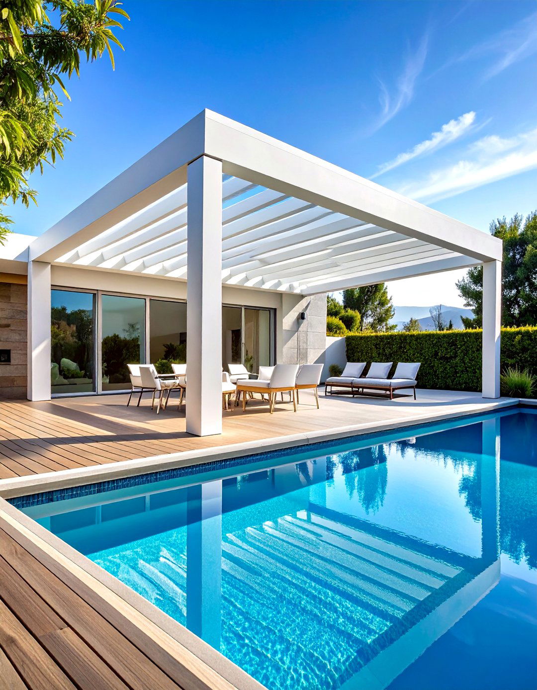 Modern Pergola Structures - 24 Pool Shade Ideas