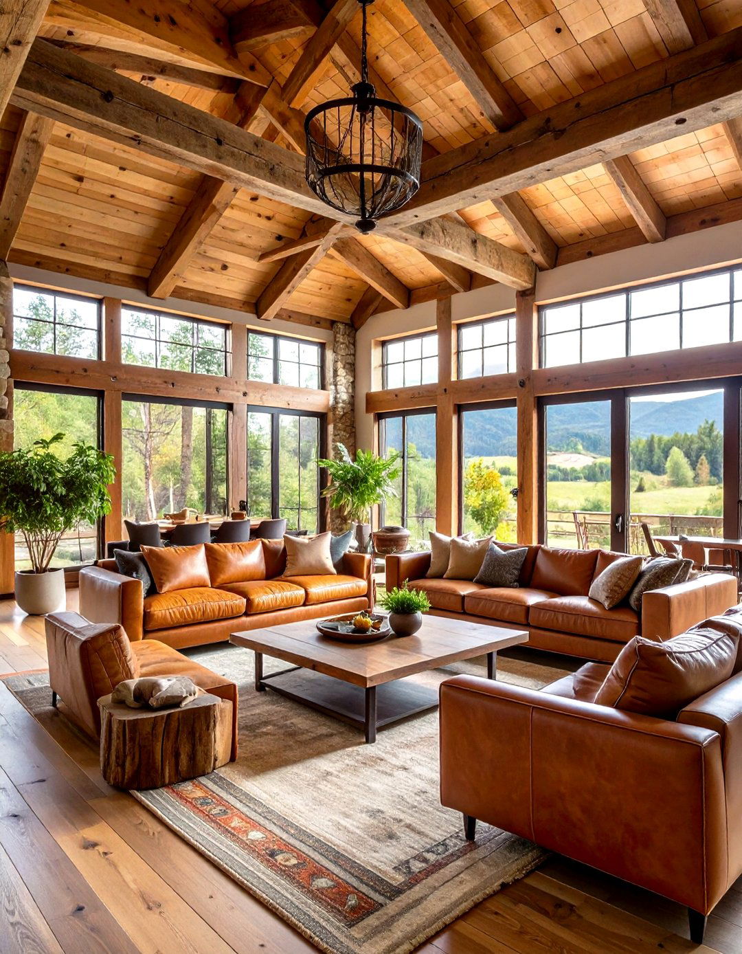 Modern Rustic Living Spaces - 24 Wooden Interior Design Ideas