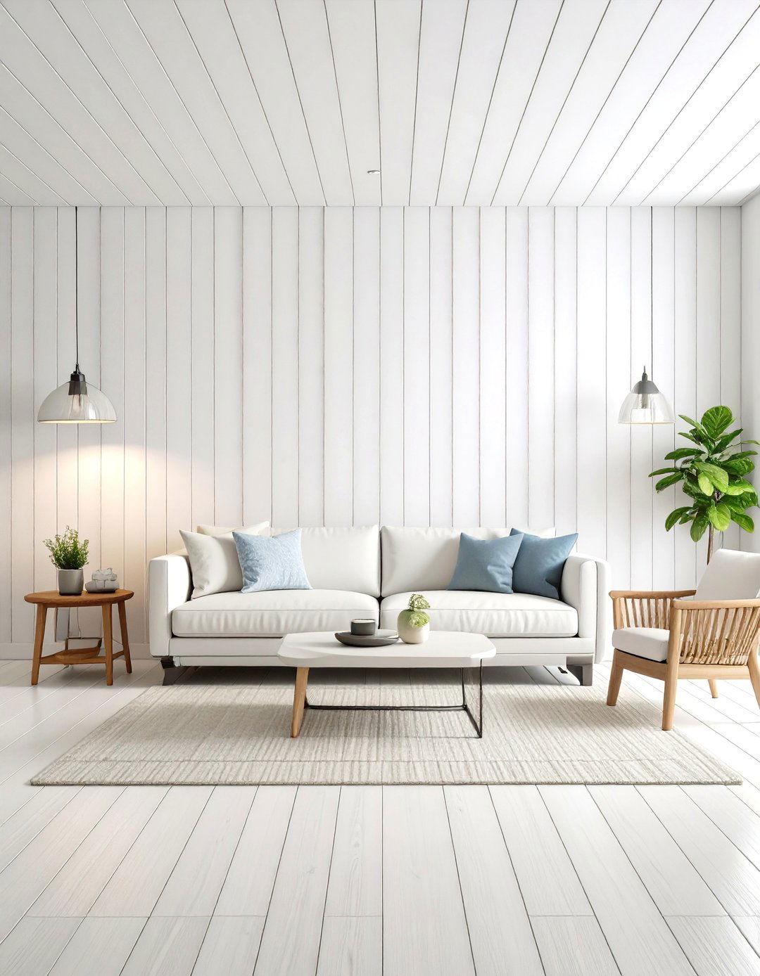 Modern Shiplap Feature Walls - 24 Basement Wall Ideas