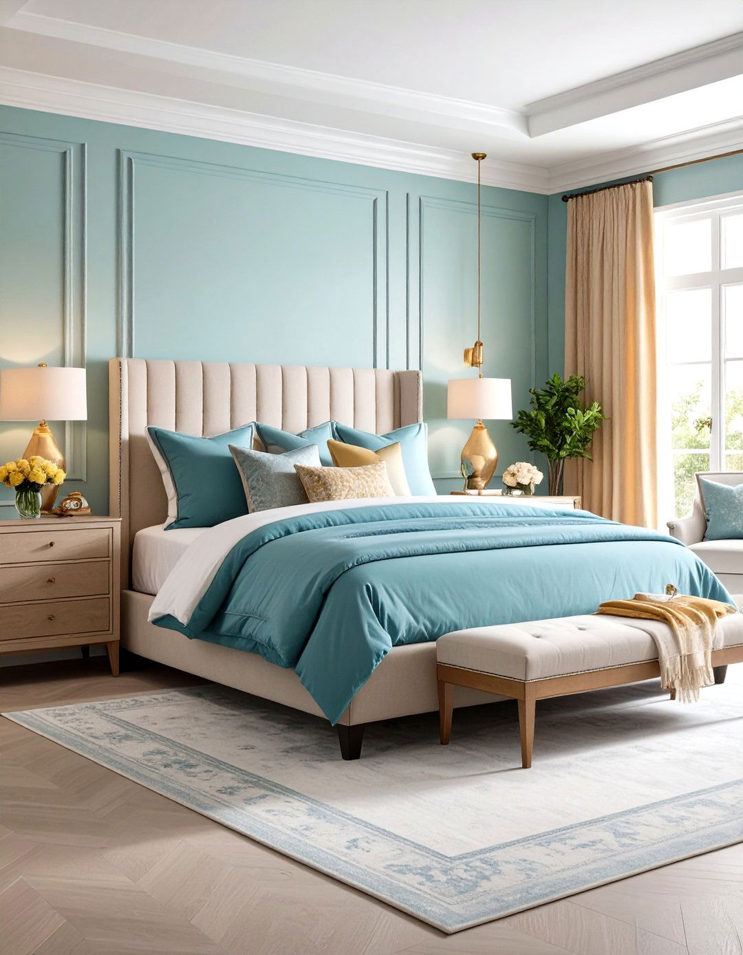 Modern Transitional with Timeless Appeal - 24 Large Bedroom Design Ideas