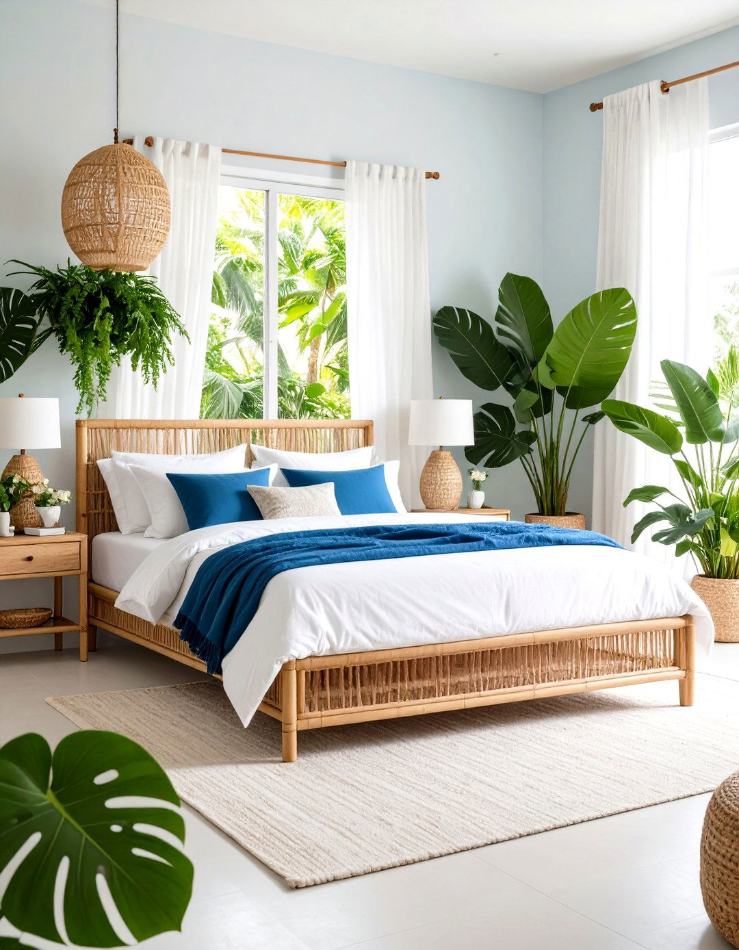 Modern Tropical Bedroom Retreat - 24 Hawaiian Interior Design Ideas