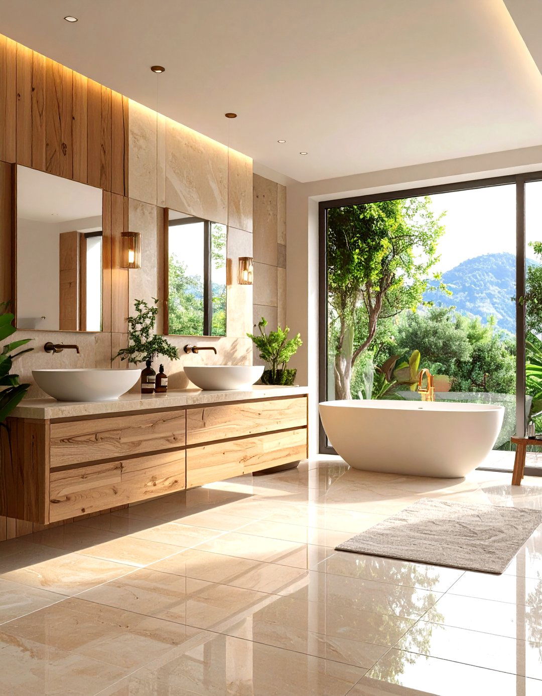 Modern Tuscan Bathroom - 24 Tuscan Bathroom Ideas