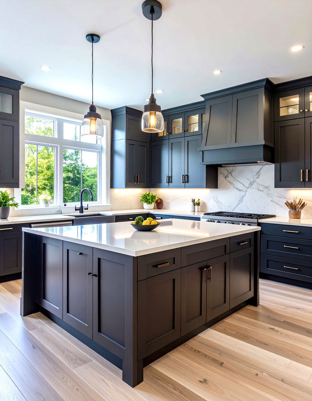 Modern Two Tone Kitchen Concept - 24 U Shaped Kitchen Ideas