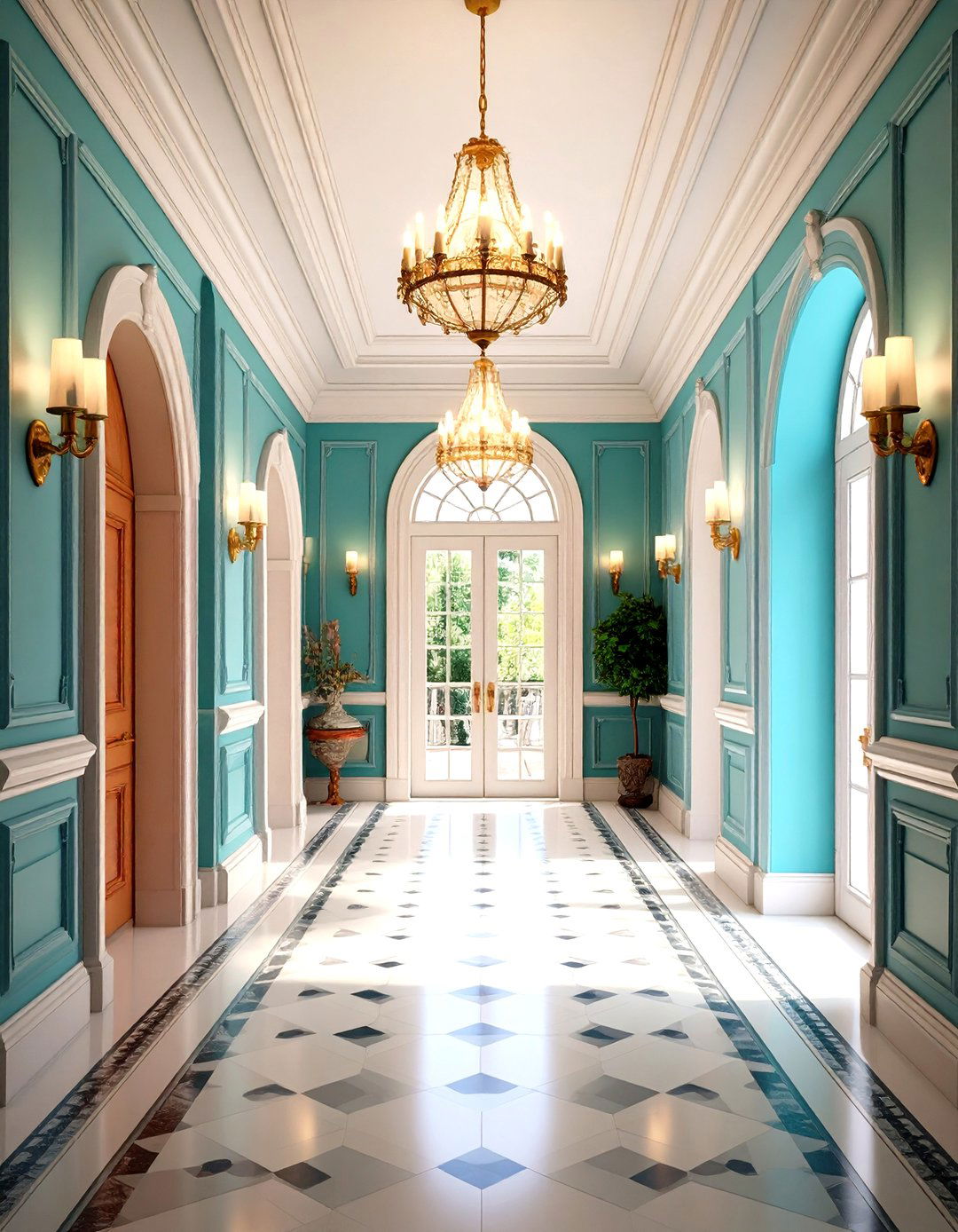 Modern Victorian Fusion Design - 24 Victorian Hallway Ideas